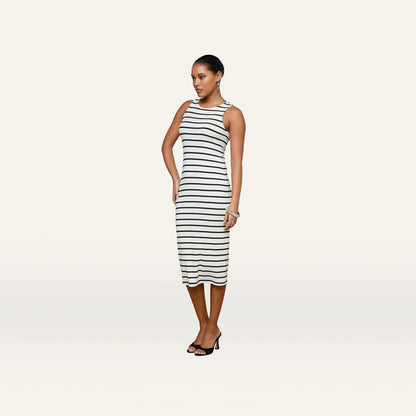 Ivory/Black Stripe