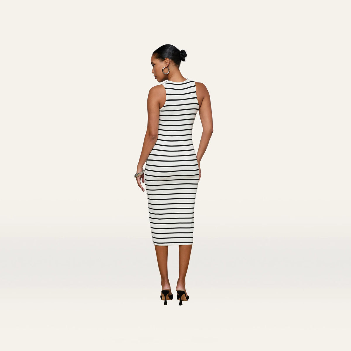 Ivory/Black Stripe