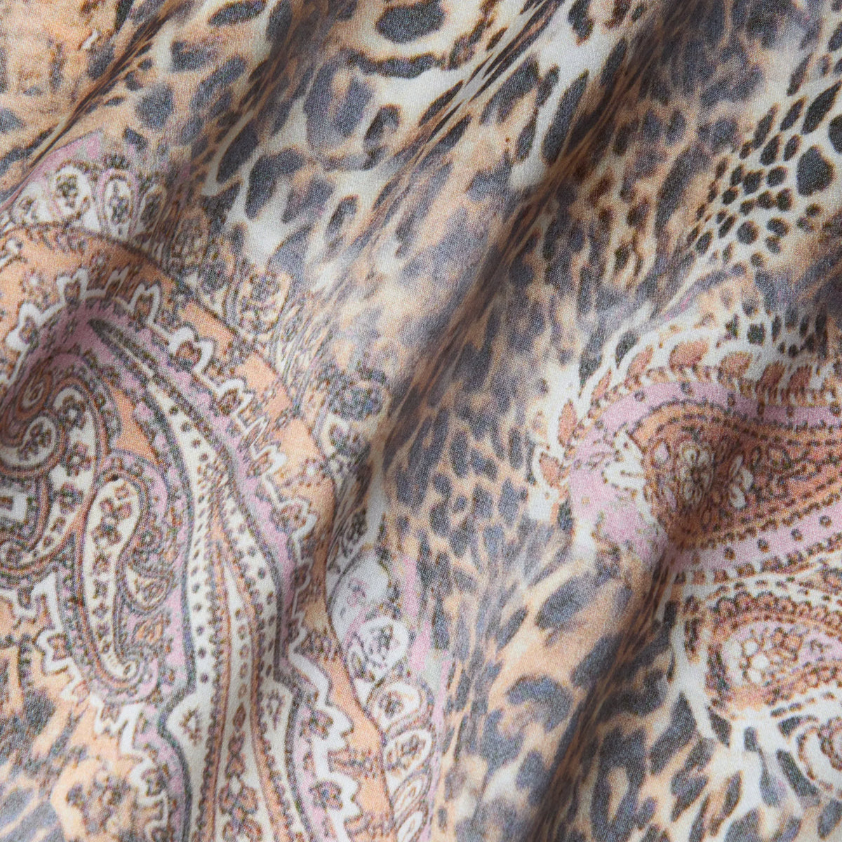 Tan/Mauve Valencia Leopard