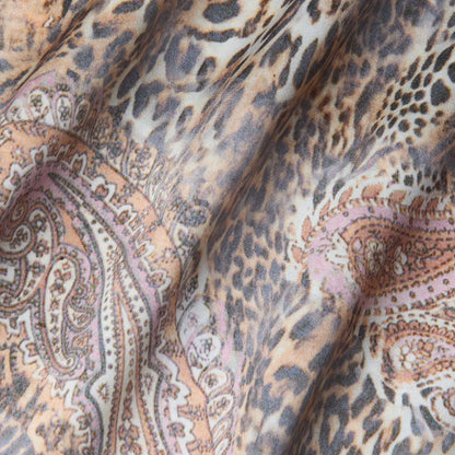 Tan/Mauve Valencia Leopard