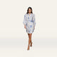 Ivory/Blue Watercolor Lace Paisley