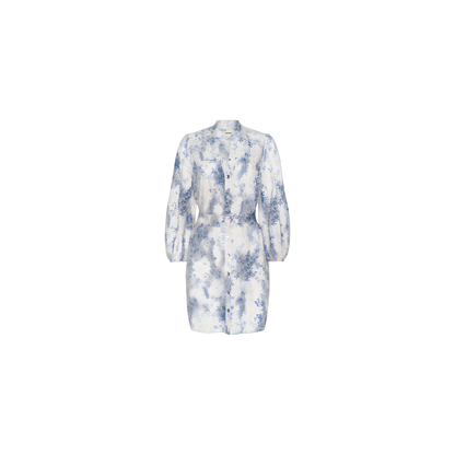 Ivory/Blue Watercolor Lace Paisley