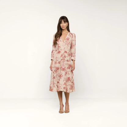 Tan Multi Textured Jungle Toile