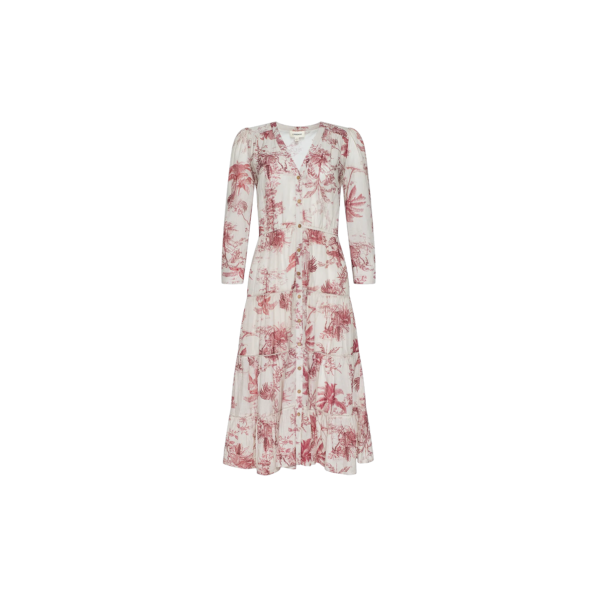 Tan Multi Textured Jungle Toile