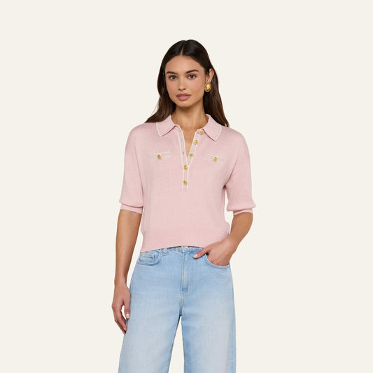 Nectar Pink/Ivory/Gold Lurex