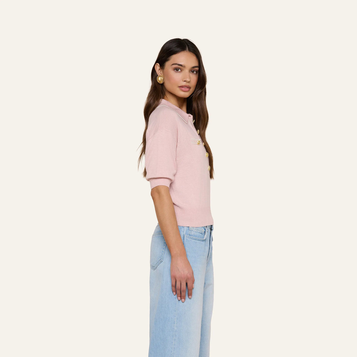 Nectar Pink/Ivory/Gold Lurex