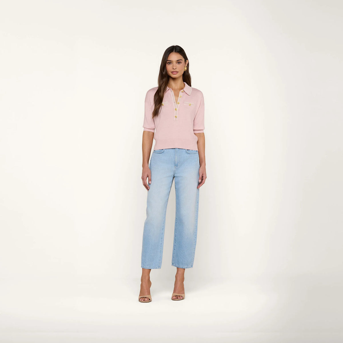 Nectar Pink/Ivory/Gold Lurex