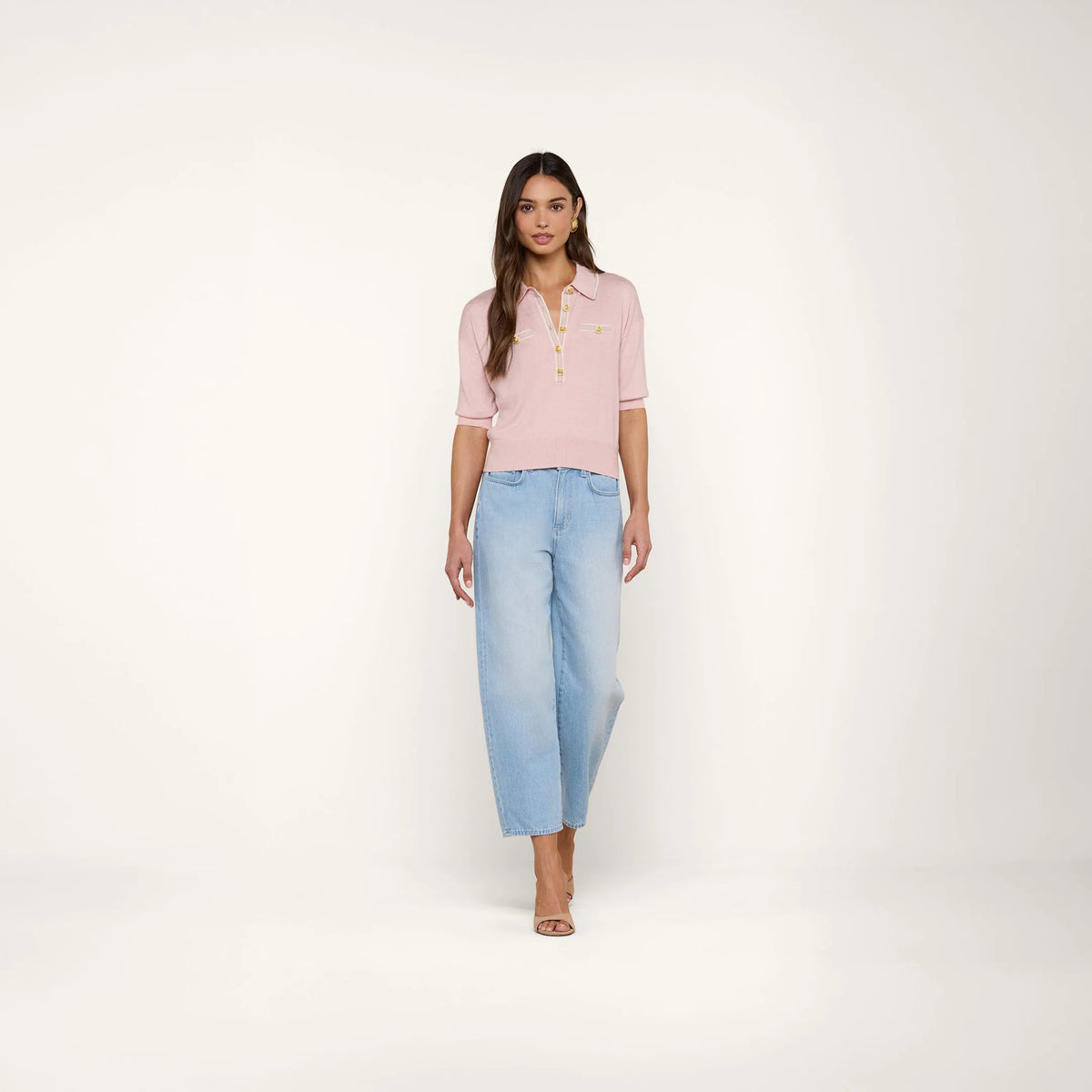 Nectar Pink/Ivory/Gold Lurex