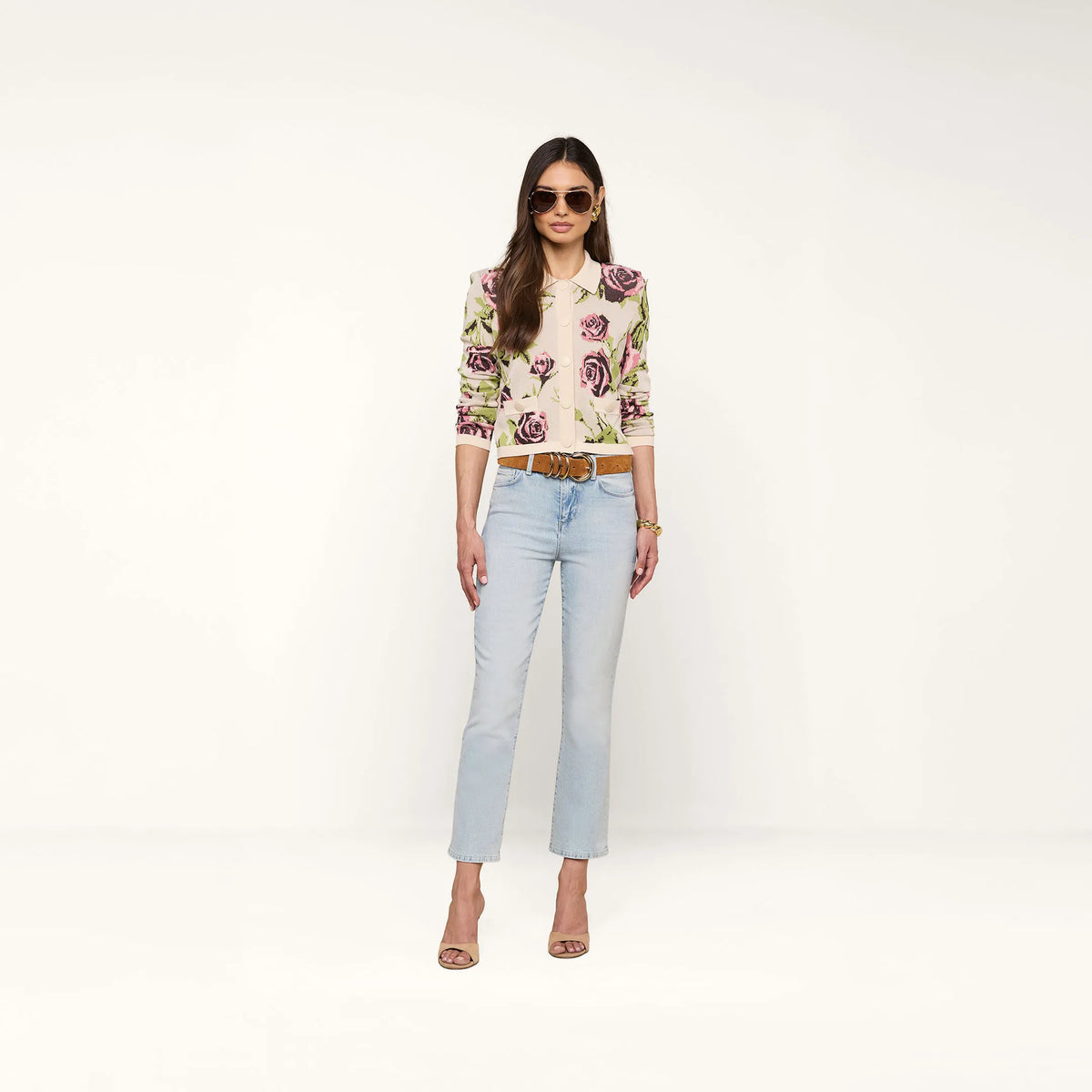 Ecru/Mauve Romantic Rose