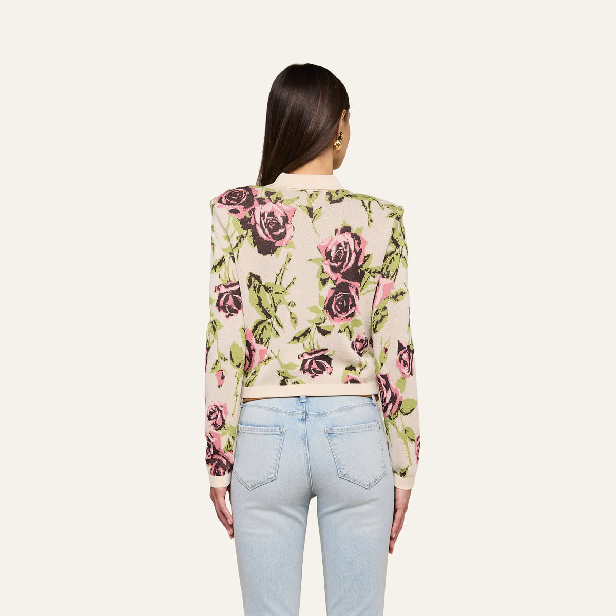 Ecru/Mauve Romantic Rose