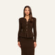 Dark Brown/Gold