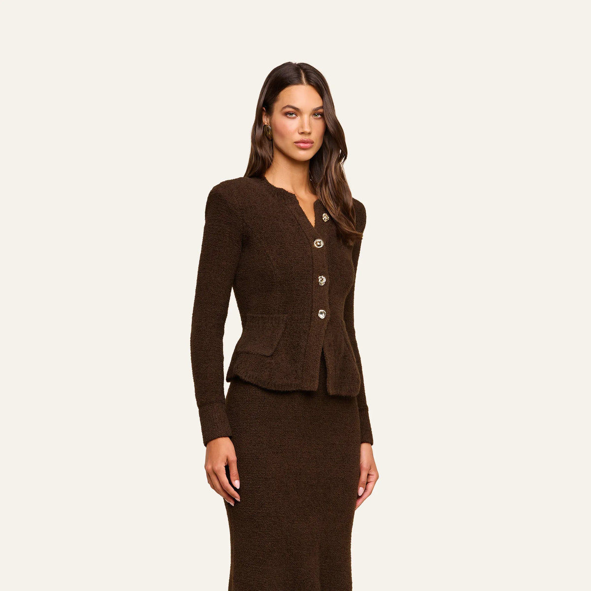 Dark Brown/Gold