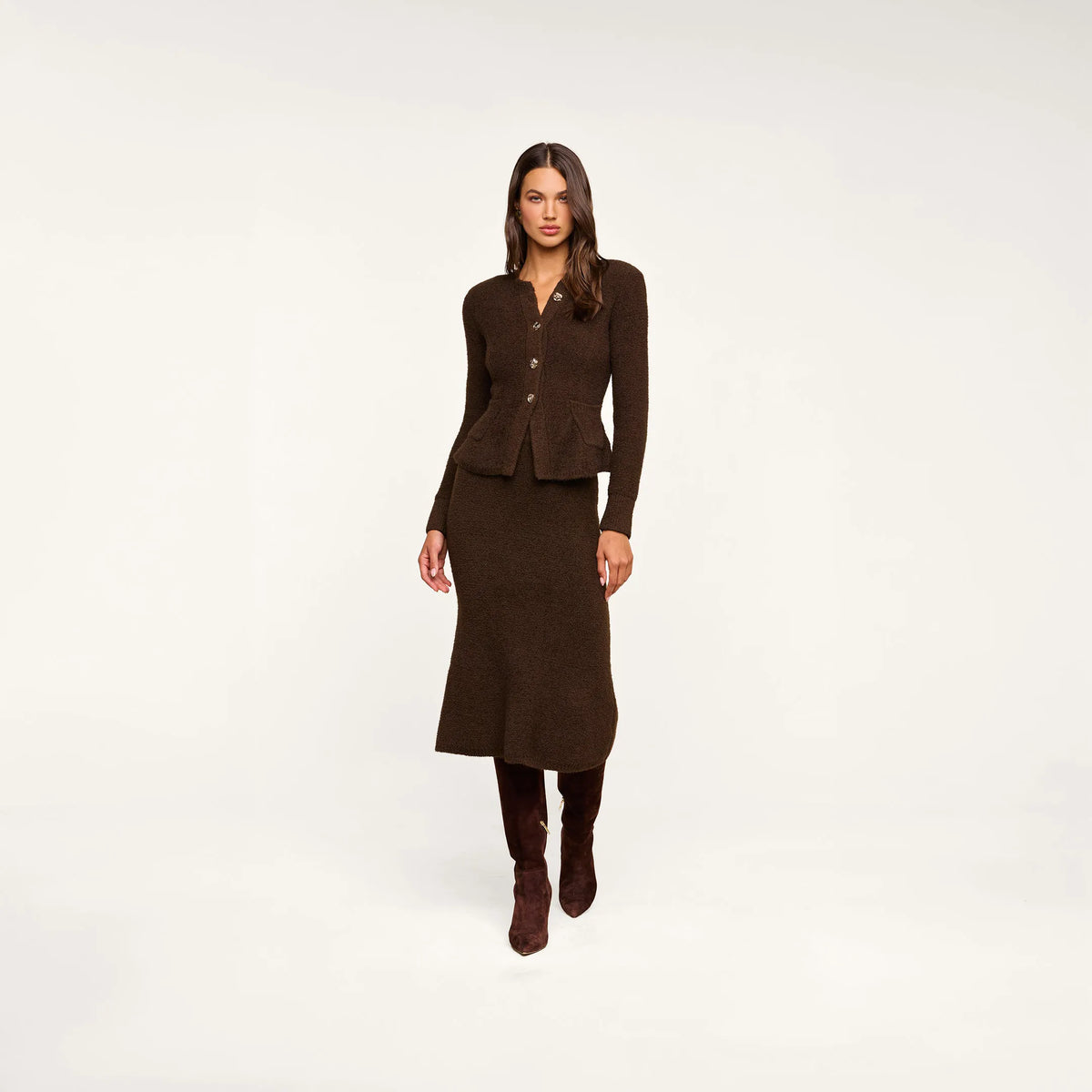 Dark Brown/Gold
