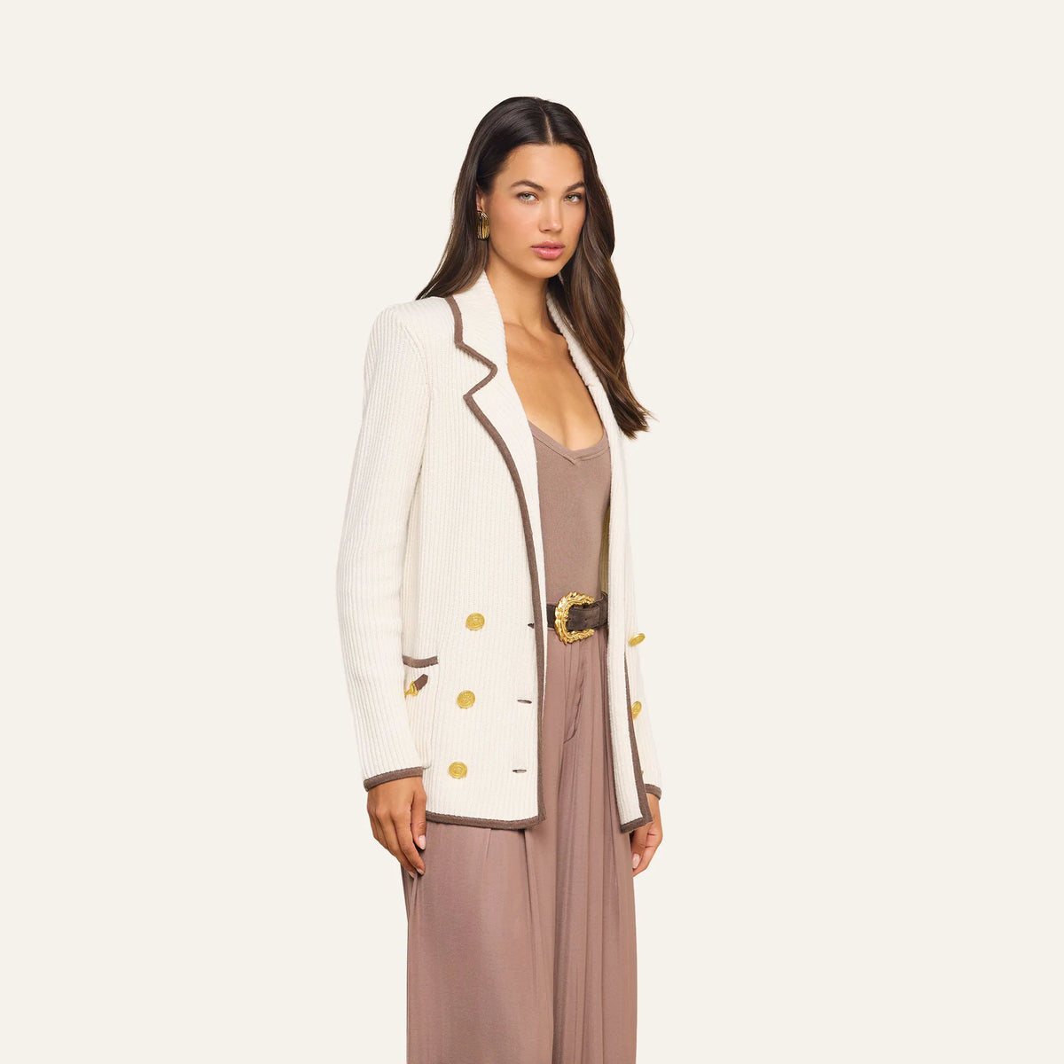 Ivory/Dark Cappuccino