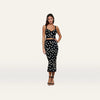 Black/Ecru Polka Dot
