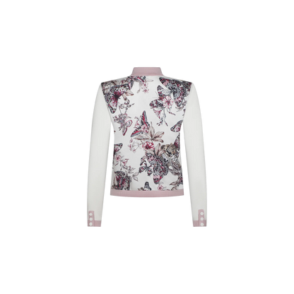 Ivory/Pink/Multi Butterfly Jungle