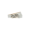 White Croc Embossed