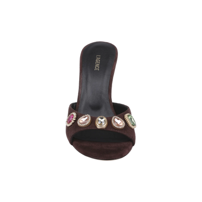 Deep Mahogany Suede