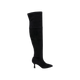 Black Stretch Suede
