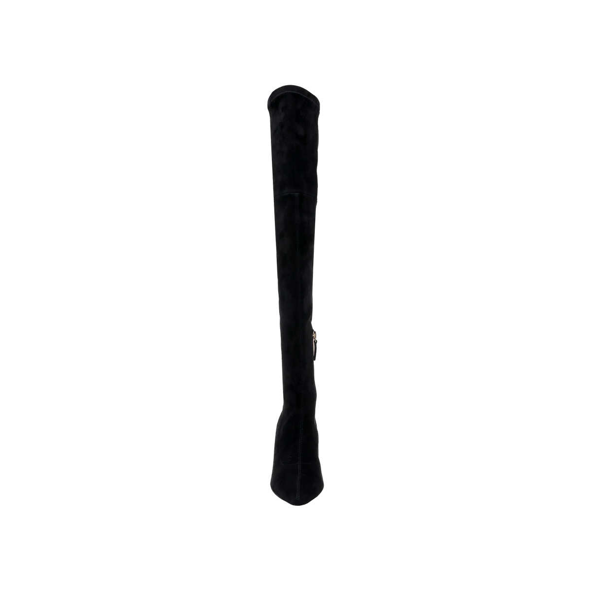 Black Stretch Suede