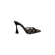 Black Embroidery Mesh