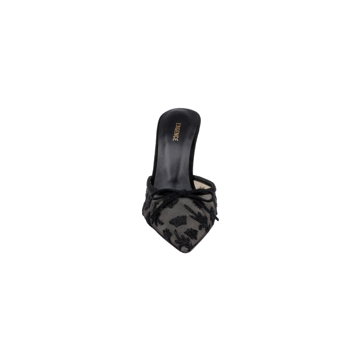 Black Embroidery Mesh