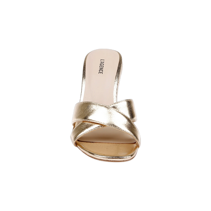 Gold Crackle Leather