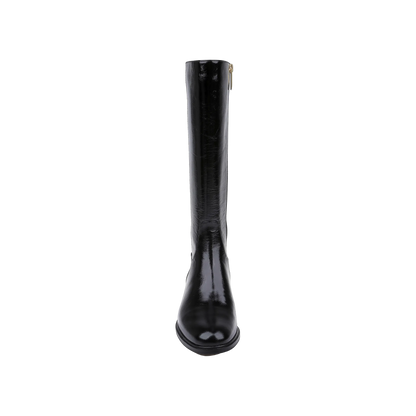 Black Crinkle Patent