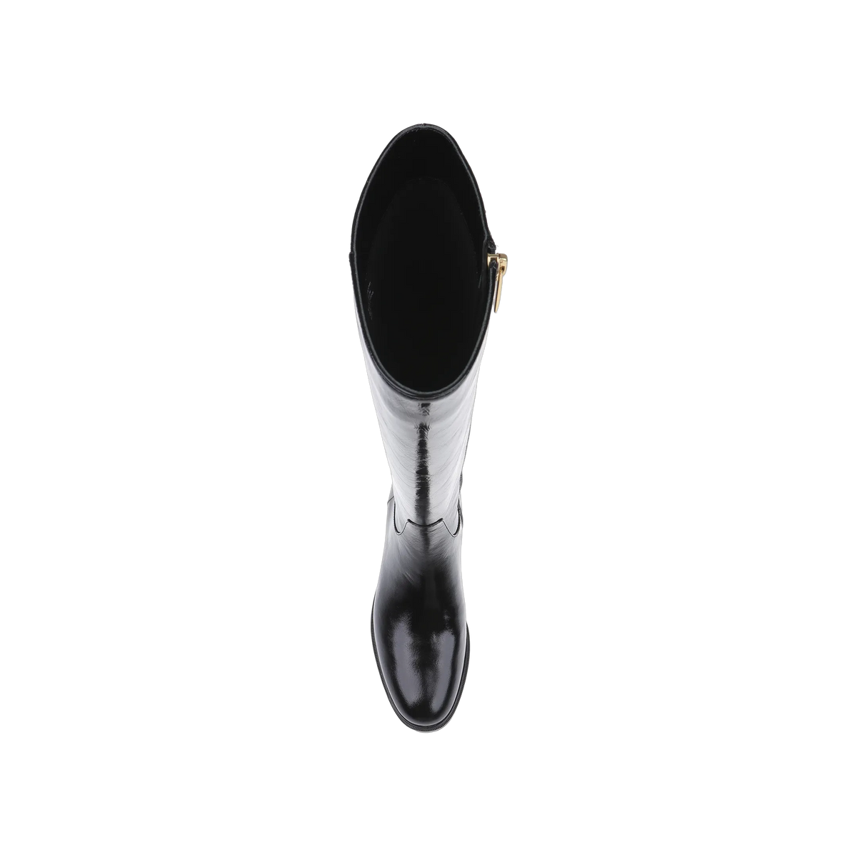 Black Crinkle Patent