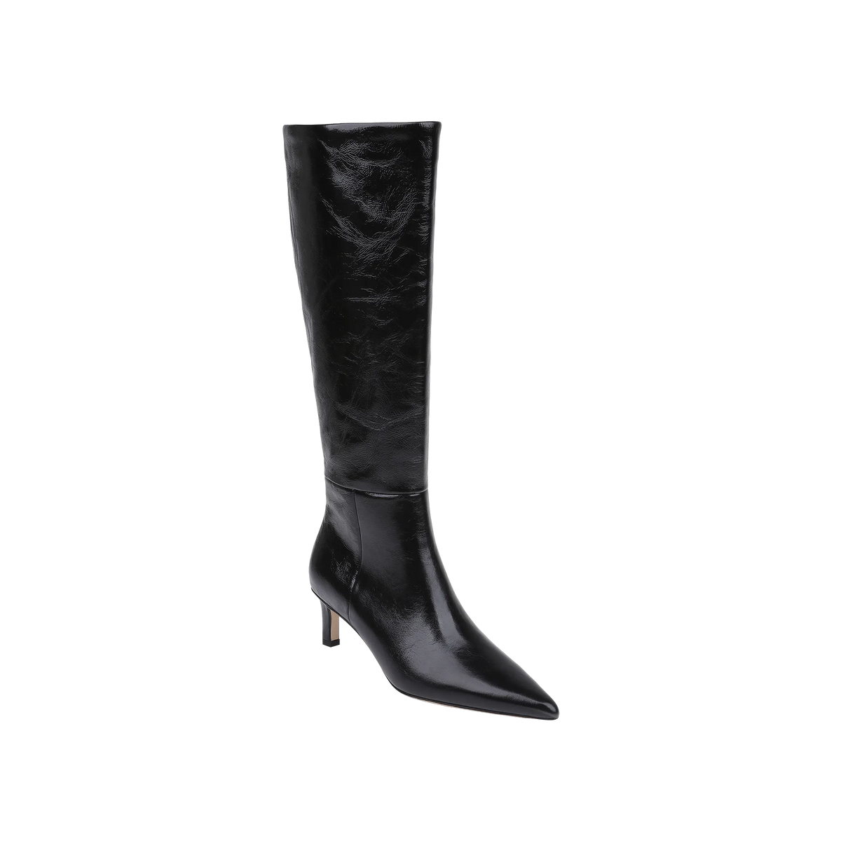 Black Crinkle Patent