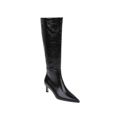 Black Crinkle Patent