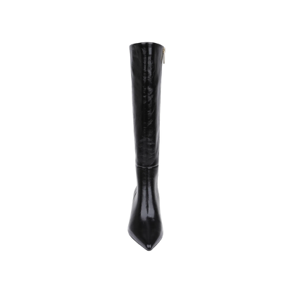 Black Crinkle Patent