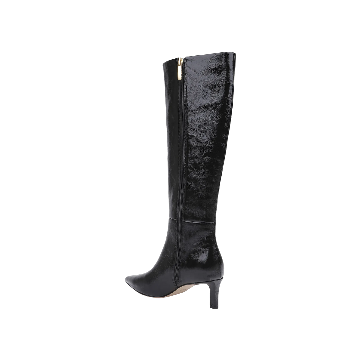 Black Crinkle Patent