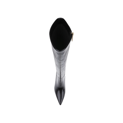 Black Crinkle Patent