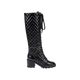 Black Crinkle Patent