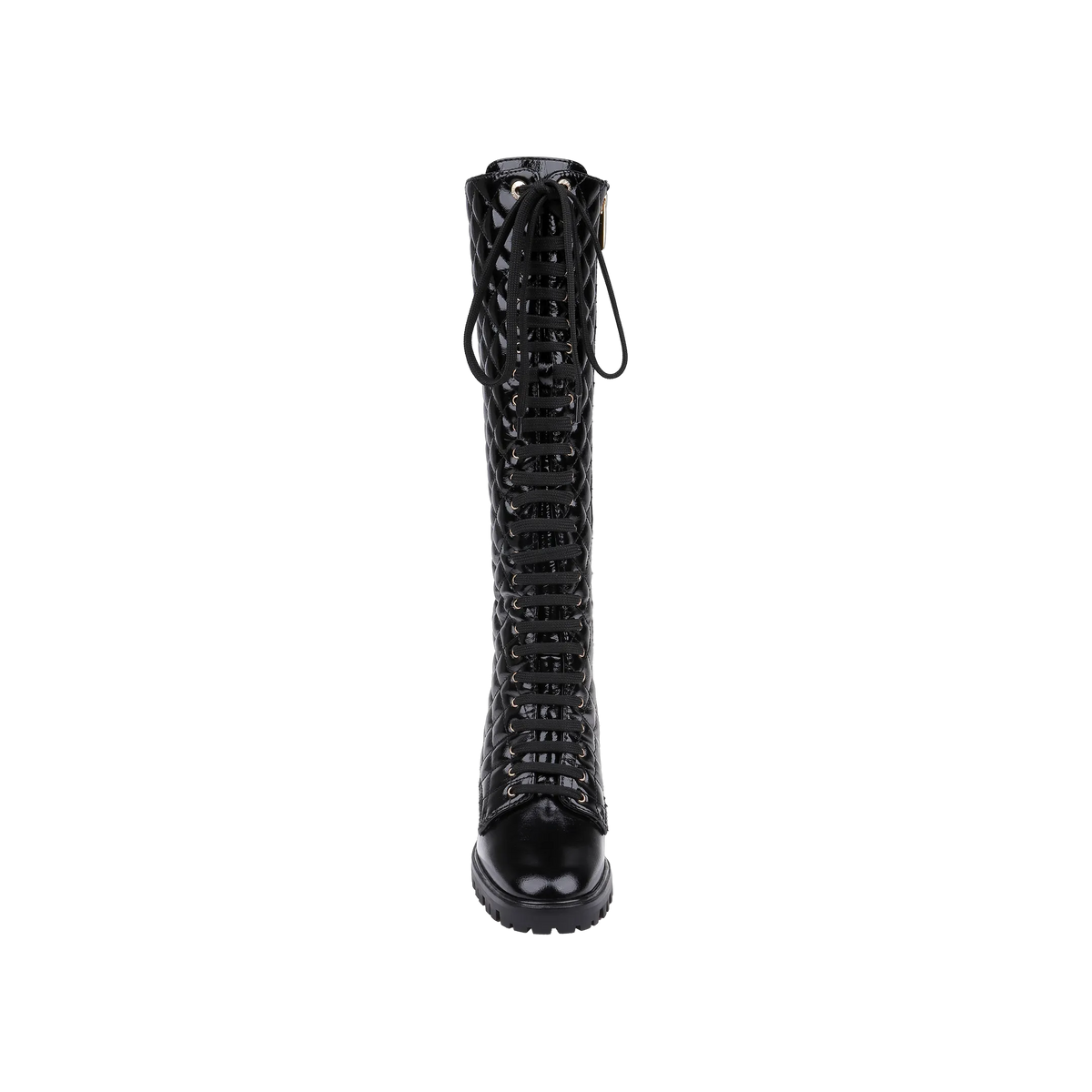 Black Crinkle Patent