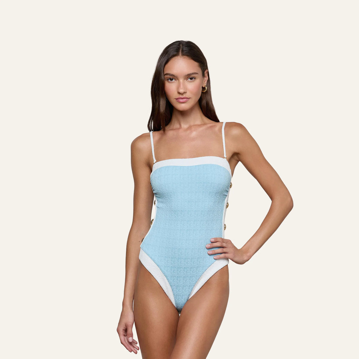 Powder Blue/White