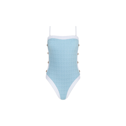 Powder Blue/White