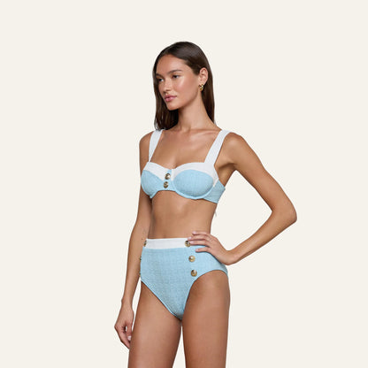 Powder Blue/White