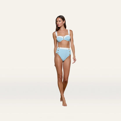 Powder Blue/White