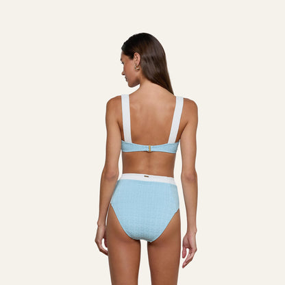 Powder Blue/White