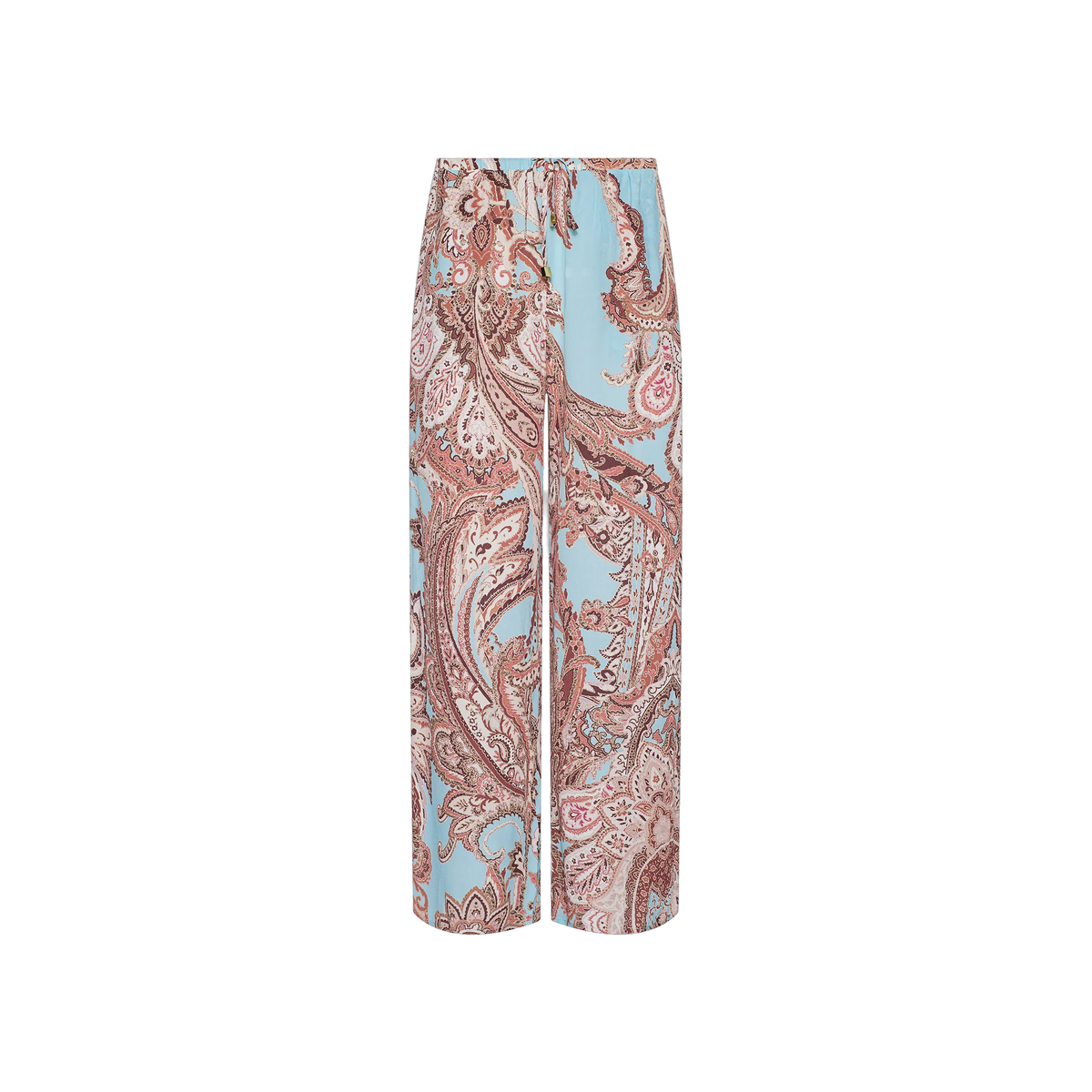 Brown/Ice Blue Paisley