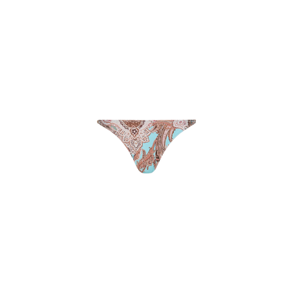 Brown/Ice Blue Paisley