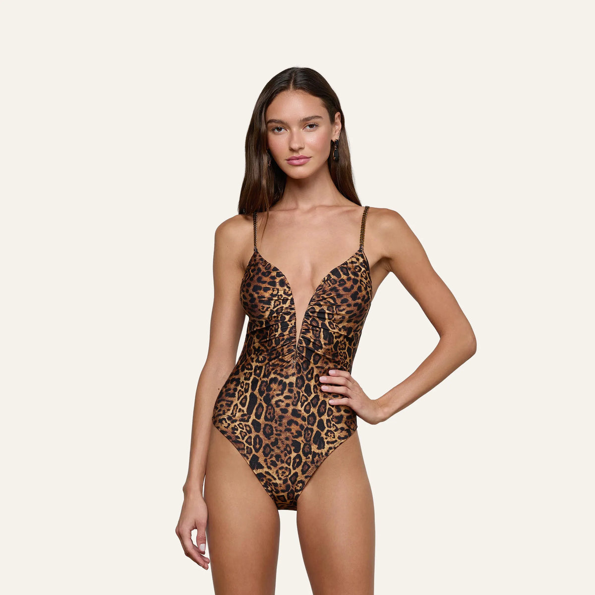 Brown Multi Patch Leopard