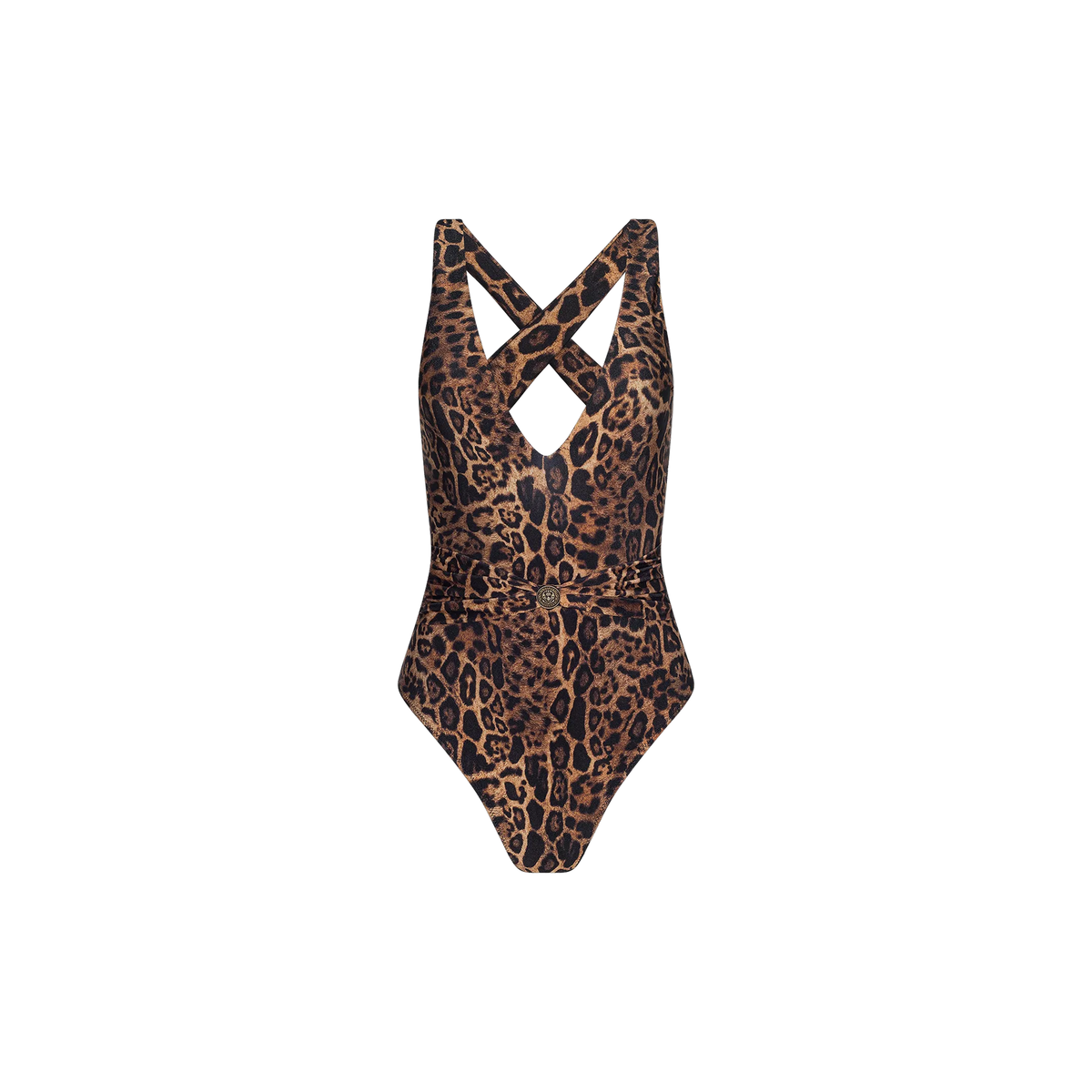 Brown Multi Patch Leopard