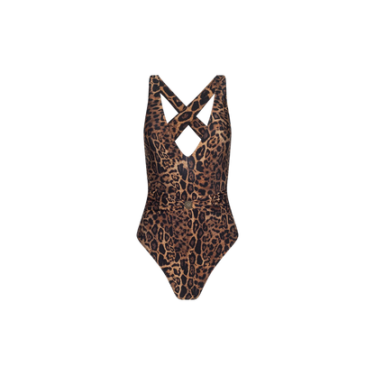 Brown Multi Patch Leopard