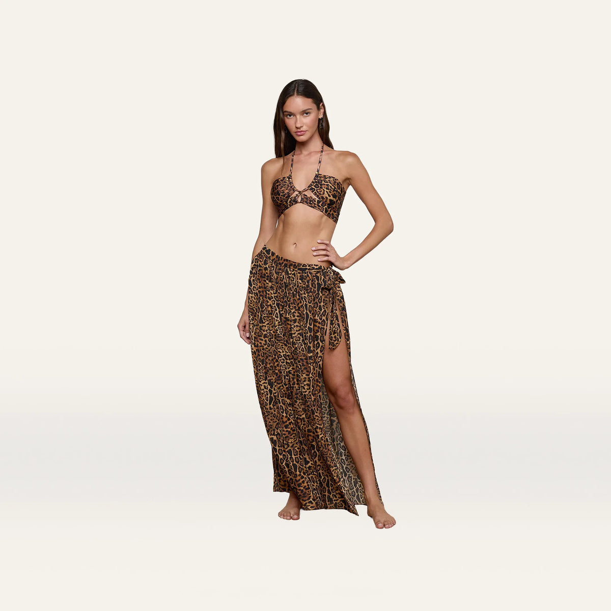 Brown Multi Patch Leopard