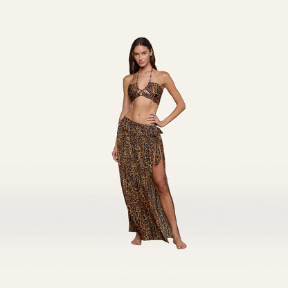 Brown Multi Patch Leopard