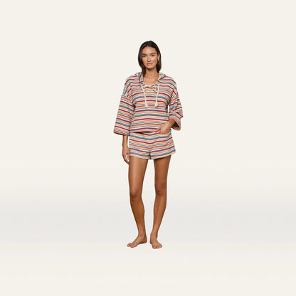 Multi Watercolor Stripe