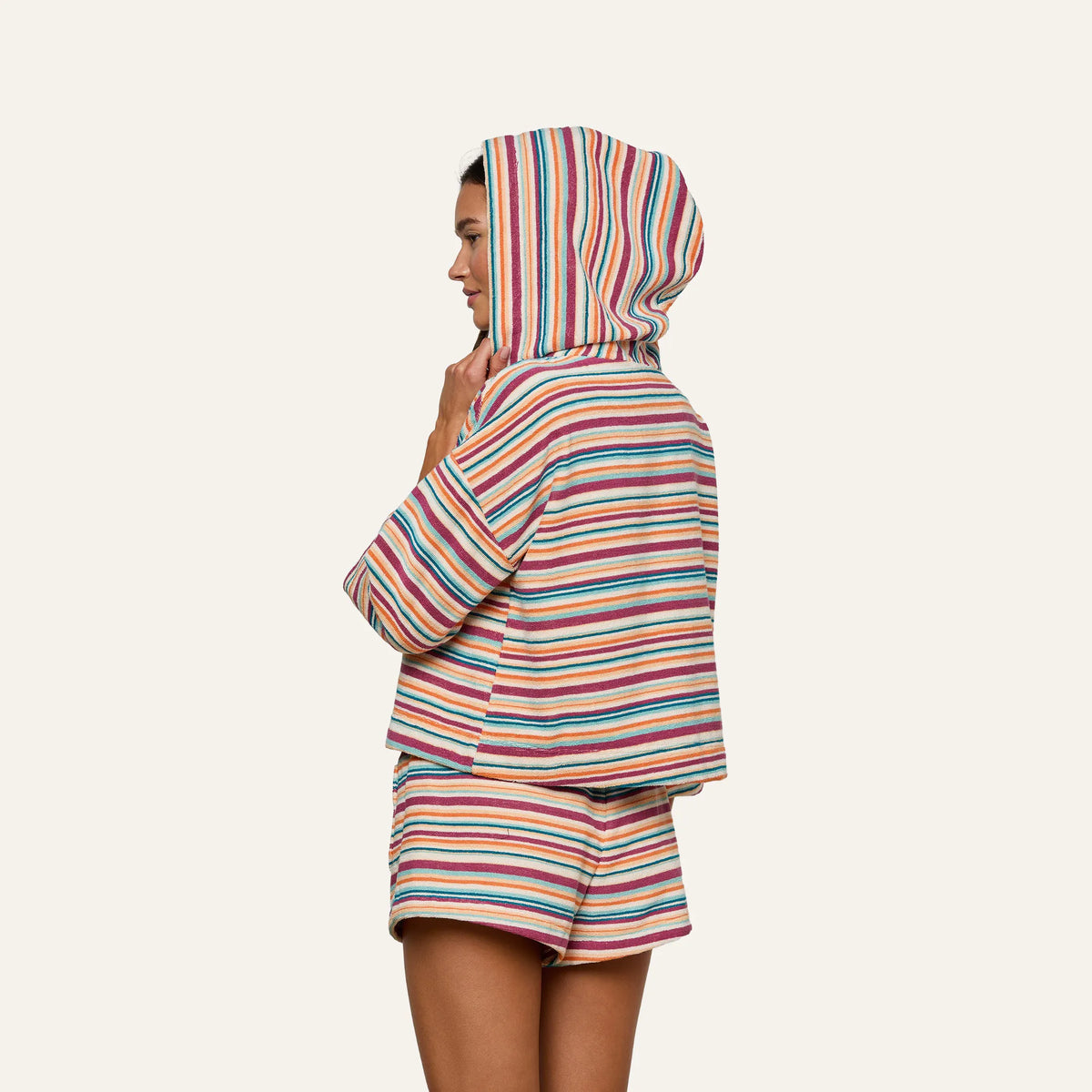 Multi Watercolor Stripe